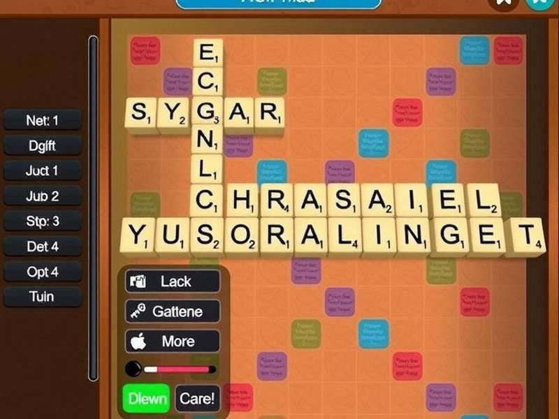 Scrabble बोर्ड पर उच्च स्कोरिंग शब्द दिखाती तस्वीर