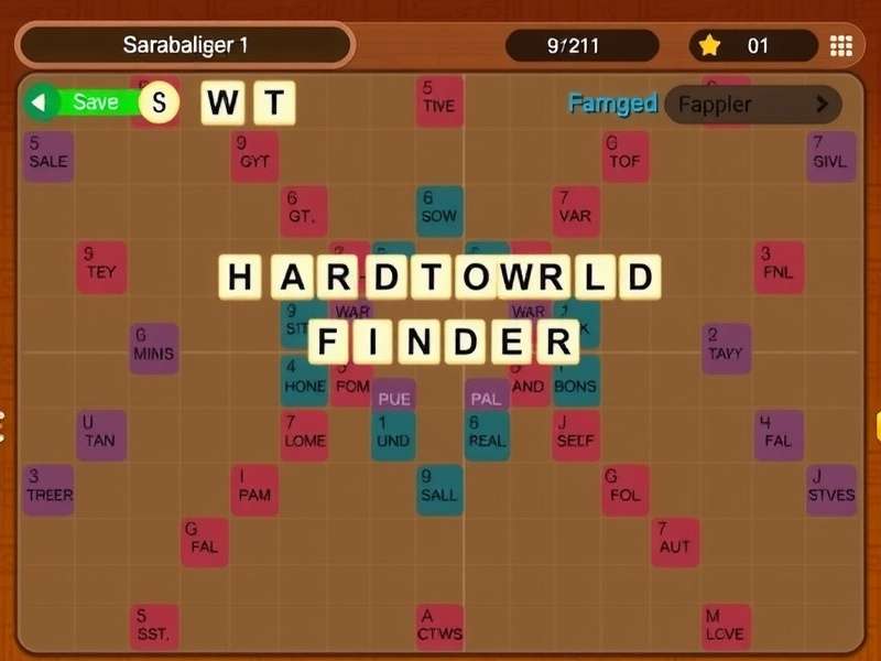Scrabble Word Finder टूल का उपयोग करते हुए खिलाड़ी