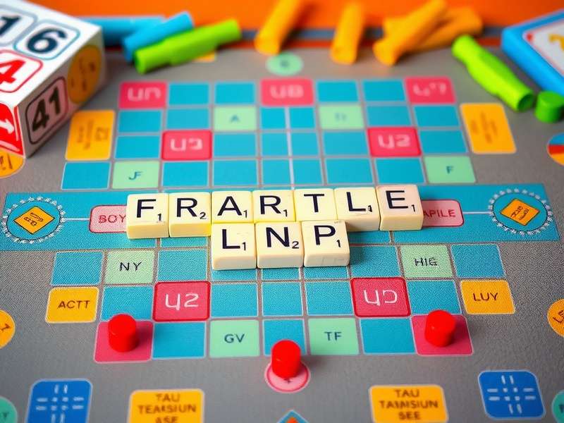 Scrabble बोर्ड लेआउट हिंदी में डबल और ट्रिपल स्कोर वर्गों को दर्शाता हुआ