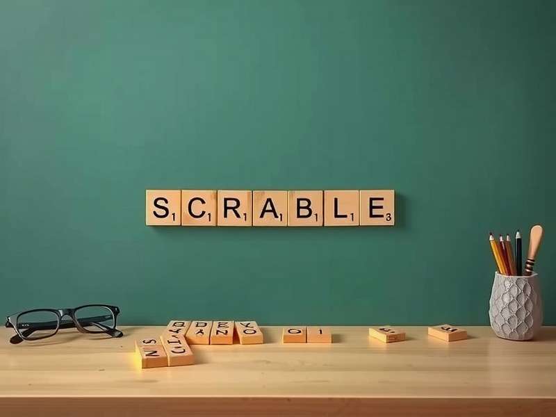 कंप्यूटर के खिलाफ स्क्रैबल गेम इंटरफ़ेस