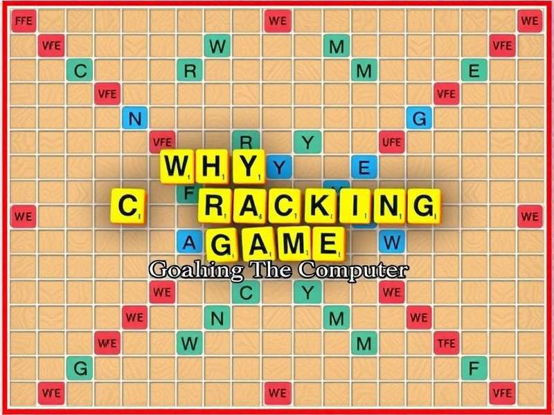 स्क्रैबल कंप्यूटर AI के खिलाफ खेलते हुए एक खिलाड़ी