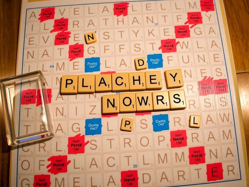 Scrabble Board with Hindi Letters