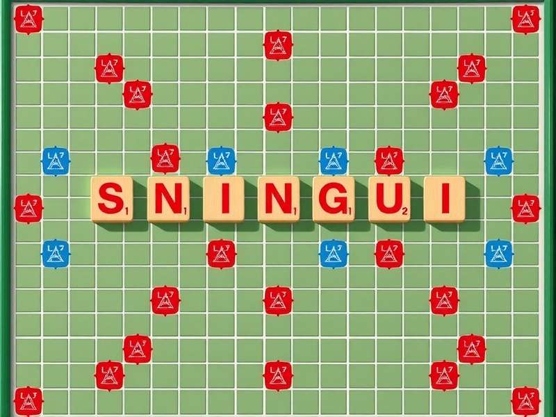 भारत में एक प्रतिस्पर्धी Scrabble प्रतियोगिता का दृश्य