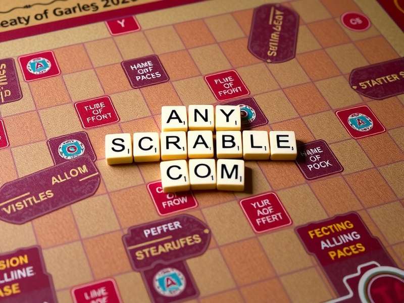 Scrabble बोर्ड पर हिंदी शब्दों के साथ कंप्यूटर के विरुद्ध खेलते हुए