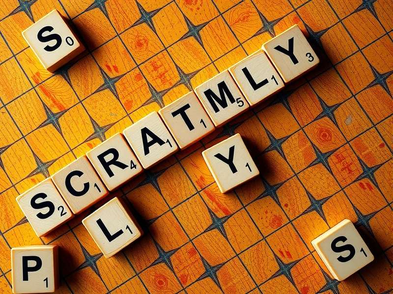 एक भारतीय युवा लैपटॉप पर स्क्रैबल खेलते हुए