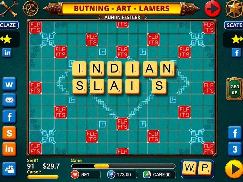 कंप्यूटर के खिलाफ स्क्रैबल गेमप्ले स्क्रीनशॉट