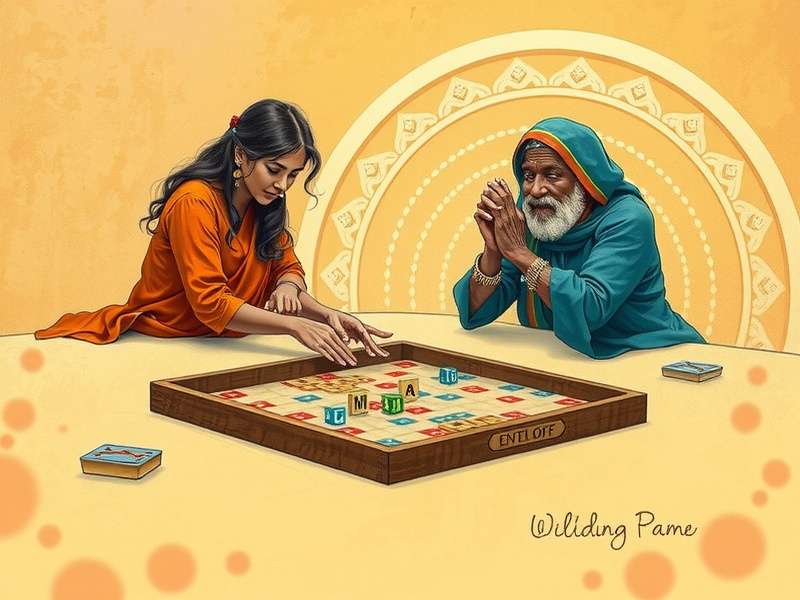 Scrabble बोर्ड रणनीति ड्रॉइंग