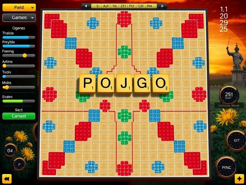 Scrabble Online Pogo गेमप्ले स्क्रीनशॉट