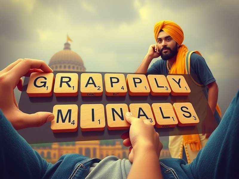 दोस्तों के साथ Scrabble खेलते हुए भारतीय परिवार