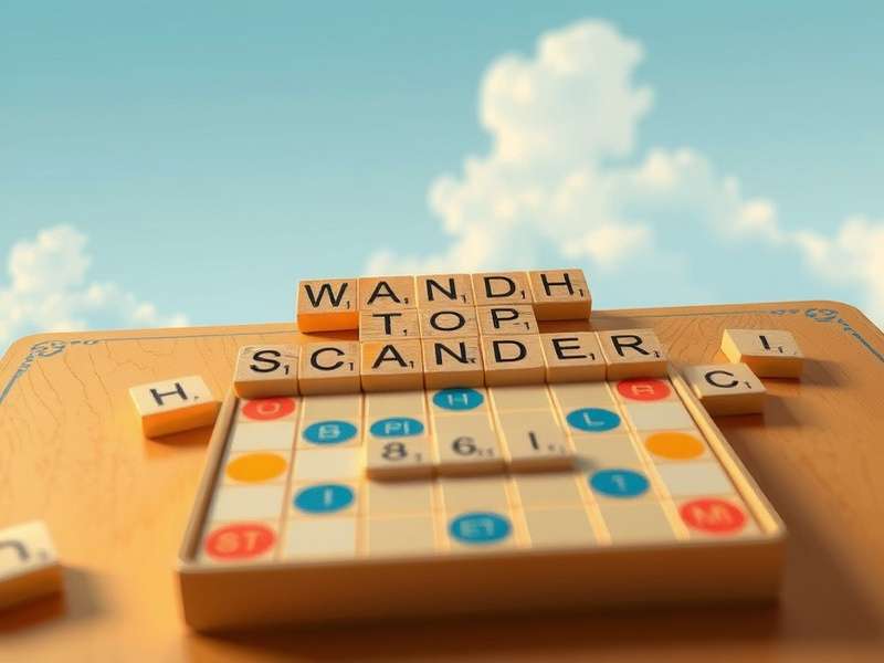 स्क्रैबल बोर्ड पर हिंदी अक्षरों के टाइल्स, विशेष बिंदु वाले अक्षर दिख रहे हैं