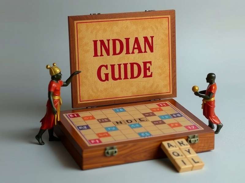 Scrabble बोर्ड का चित्र जिस पर हिंदी और अंग्रेजी शब्द बने हुए हैं