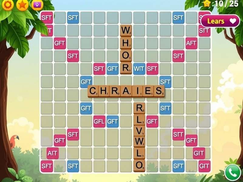 Scrabble बोर्ड गेम हिंदी में विशेषज्ञ खिलाड़ी द्वारा खेला जा रहा है