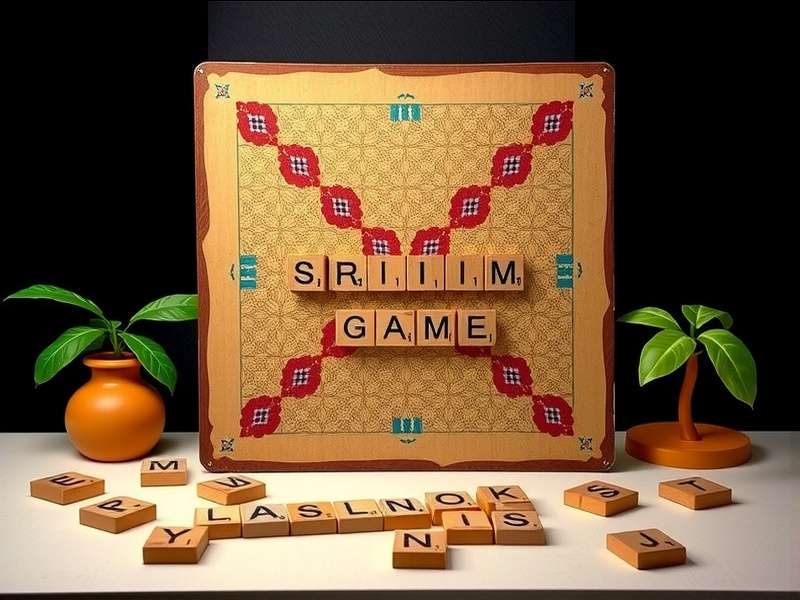 Scrabble बोर्ड गेम का चित्र