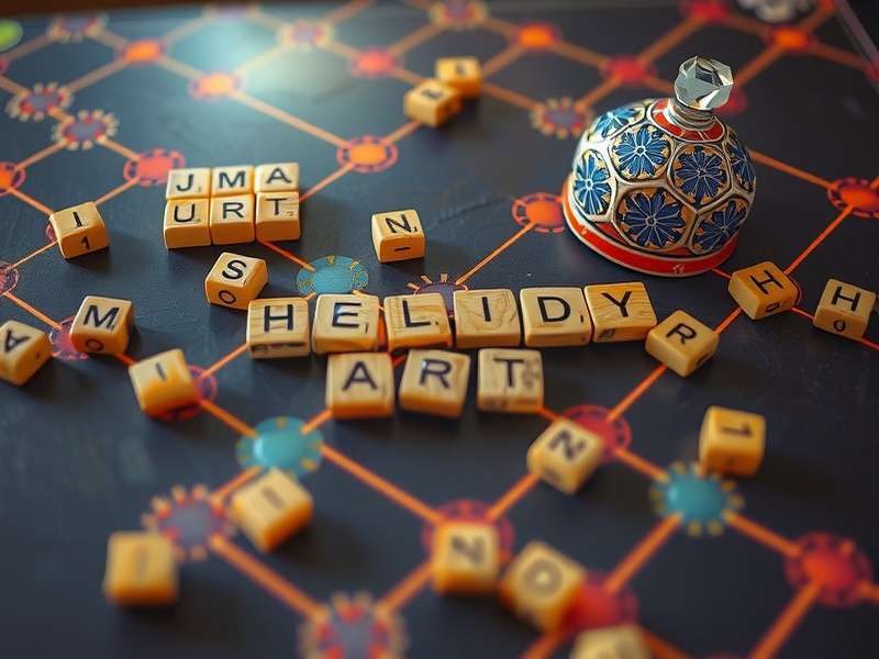 AI Scrabble Helper Interface showing word suggestions and board analysis in Hindi