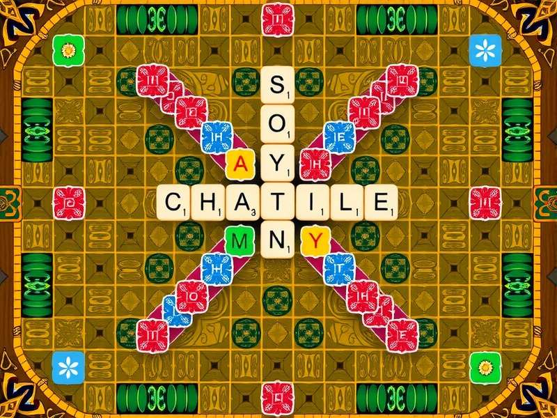 Scrabble Solitaire खेलता हुआ भारतीय खिलाड़ी