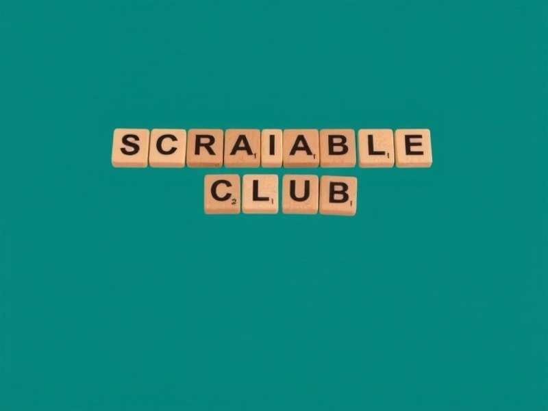 Scrabble board game tiles arranged creatively