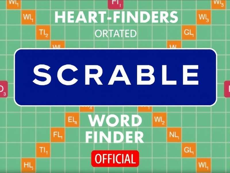 Scrabble board game with wooden tiles arranged on a table