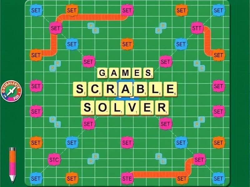 Scrabble board with high-scoring word placement strategy