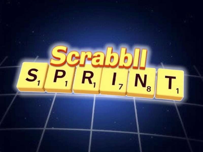 Young adults in India playing a fast-paced game of Scrabble Sprint, with timer visible