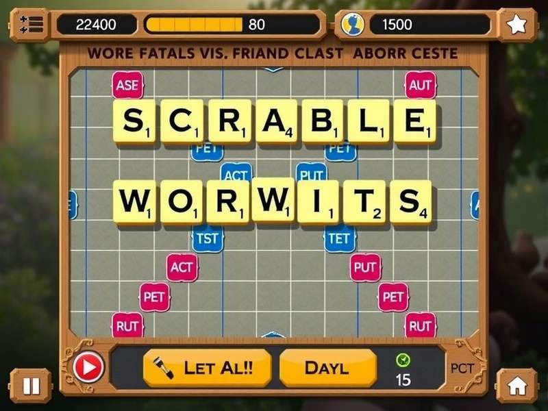 Indian Scrabble champion using a word finder tool on laptop