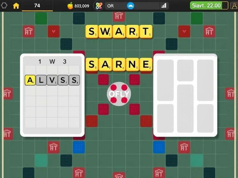 Scrabble Joomla Online interface showcasing gameplay in India