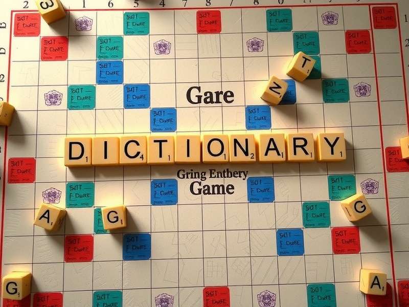 Scrabble board game setup in an Indian context