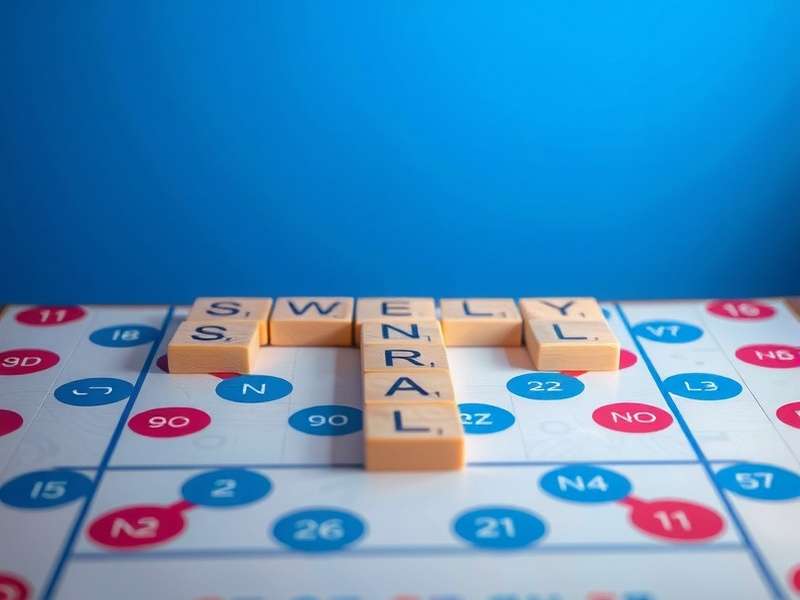 Chart showing scoring patterns in Joomla Scrabble games