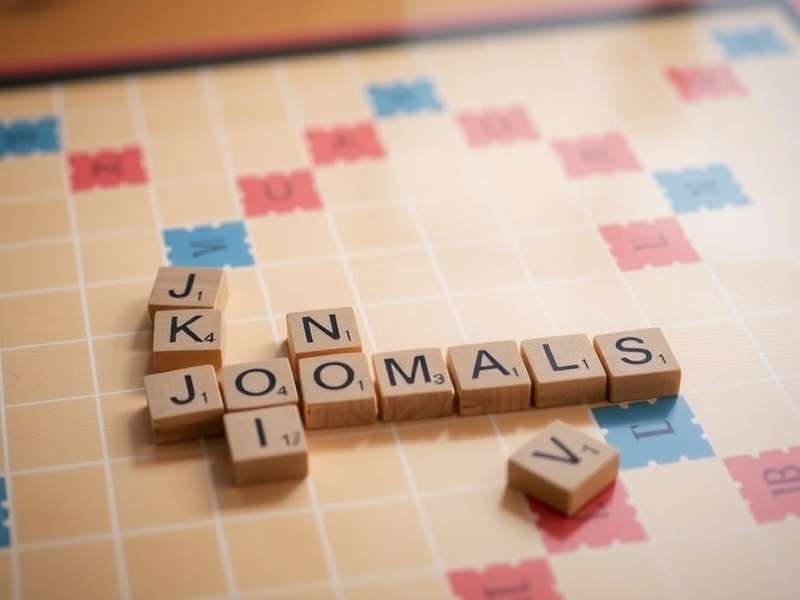 Scrabble game interface on Joomla platform showing tiles and board
