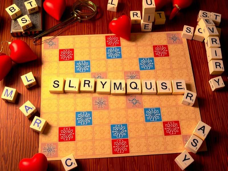Screenshot of Scrabble Clicmouse game interface showing tiles and board