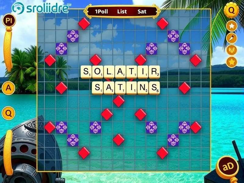 Solitaire Paradise Scrabble banner featuring India's Scrabble community and gameplay