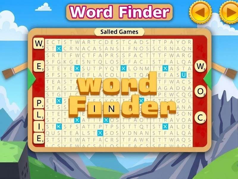 Word Finder tool interface showing Scrabble tiles and word suggestions
