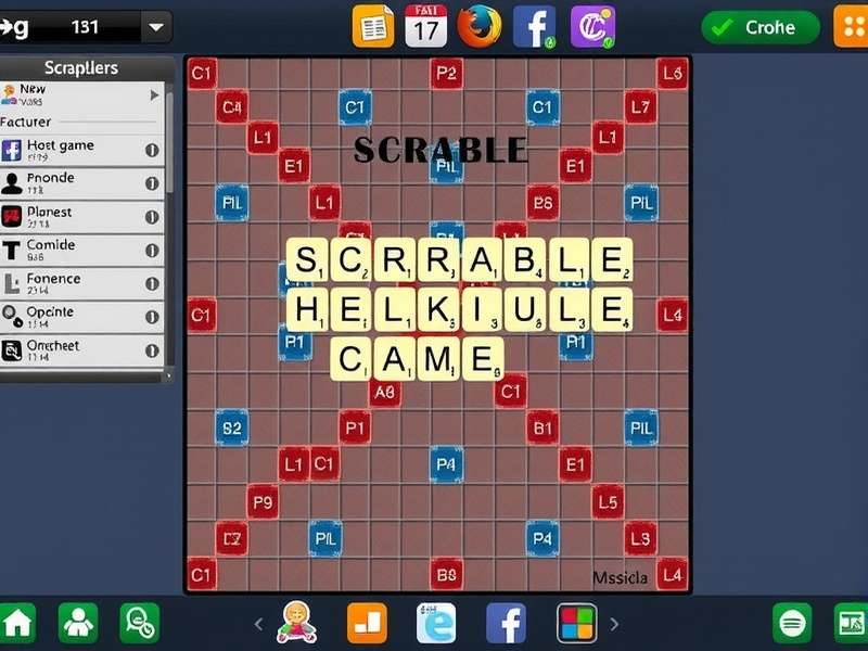 Scrabble India community tournament session with players around a board