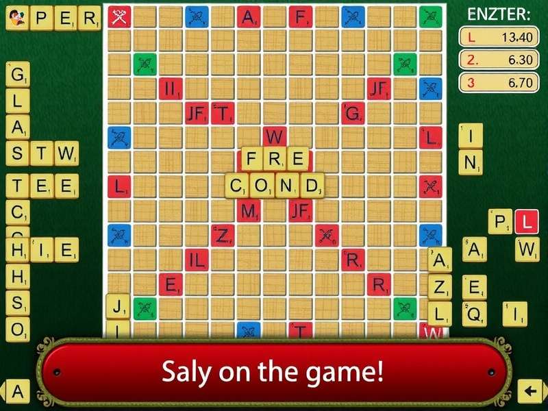 Scrabble board game with tiles spelling Free Scrabble Against Computer in Indian context